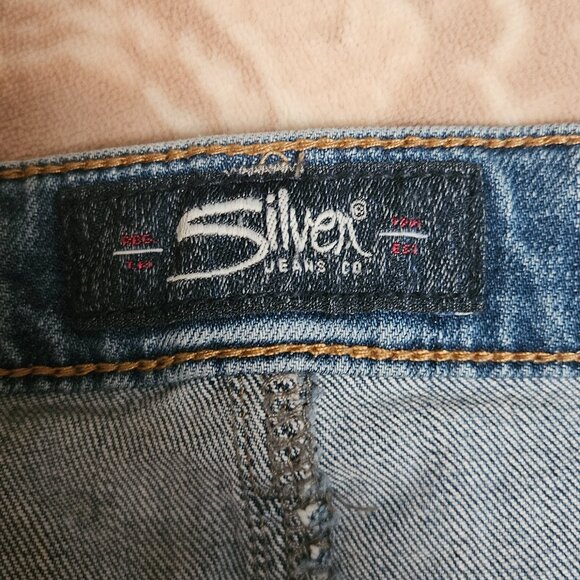 Silver Jean skirt - Picture 4 of 7